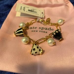 NWT Kate Spade ♠️ Alice Disney Teacup Charm Bracelet